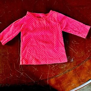 Carter’s polkadot long sleeve T-shirt